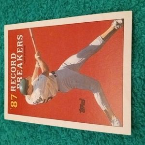 1988 Topps 87 record breaker Mark McGuire
